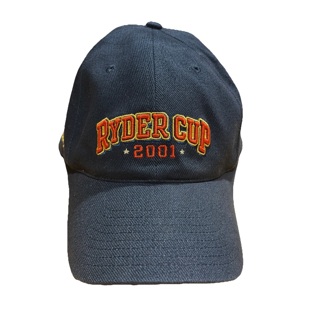 Ryder Cup 2001 Hat Men's Adjustable Navy Blue The Belfry Gear For Sports